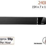 2400w Classic Heater Bar - Plug in - On and off