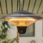 1500W Ceiling patio Heater (Silver)+ Remote